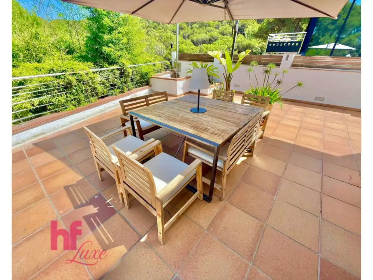 Terraza de Casa o chalet en venta en Blanes con Aire acondicionado, Calefacción y Jardín privado