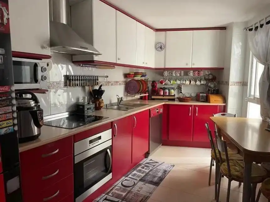 Kitchen of Flat for sale in Alicante / Alacant  with Air Conditioner, Parquet flooring and Terrace