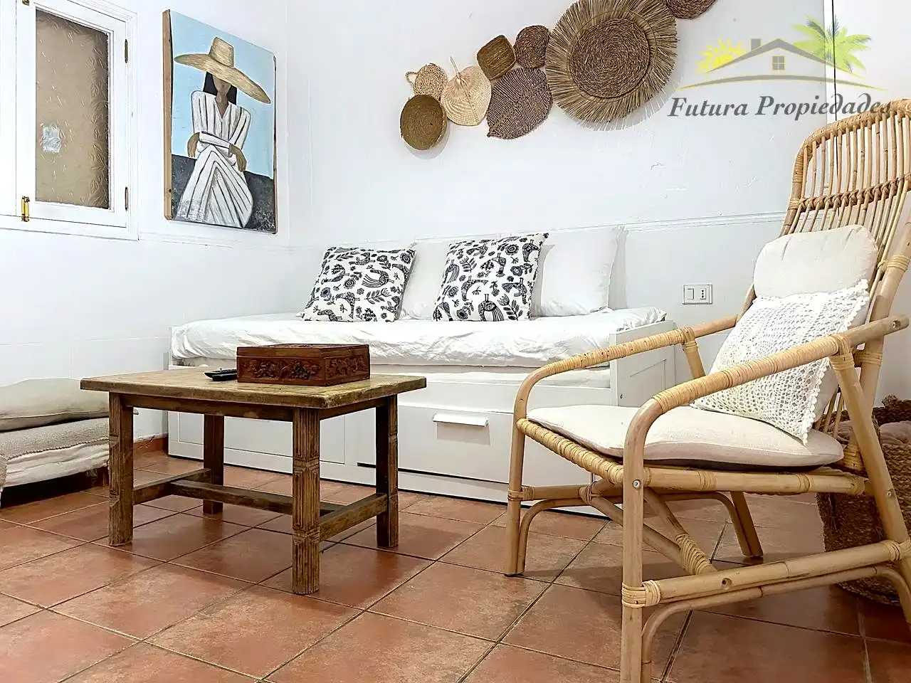 Wohnzimmer von Erdgeschoss zum Verkauf in Haría mit Terrasse