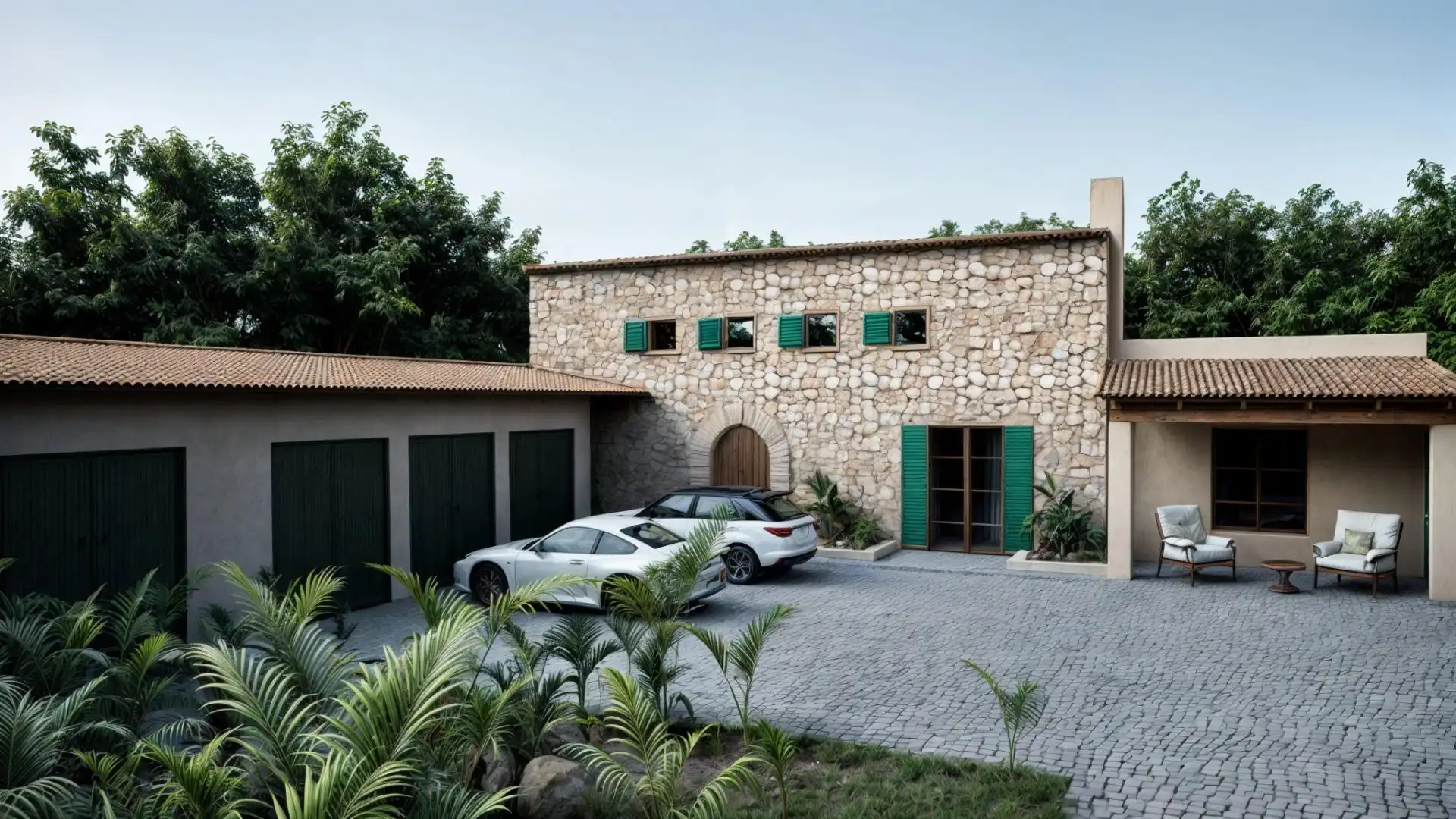 Vista exterior de Casa o xalet en venda en Alcúdia amb Calefacció, Jardí privat i Terrassa