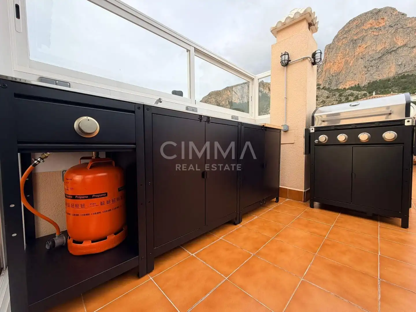 Terrace of Houses for sale in Polop  with Air Conditioner, Heating and Private garden