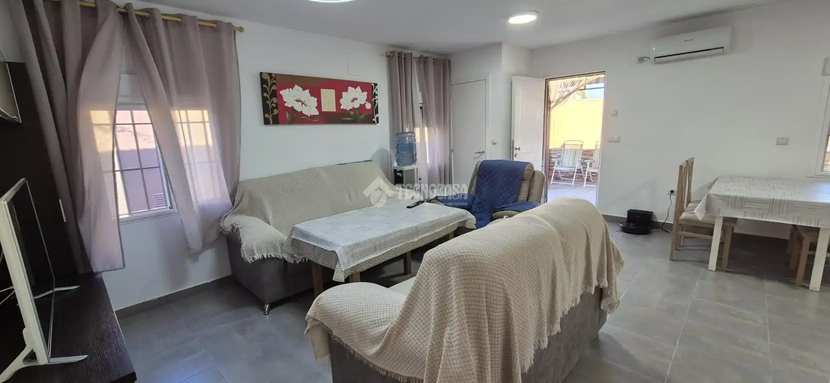 Sala de estar de Finca rústica en venta en Dos Hermanas con Aire acondicionado y Trastero