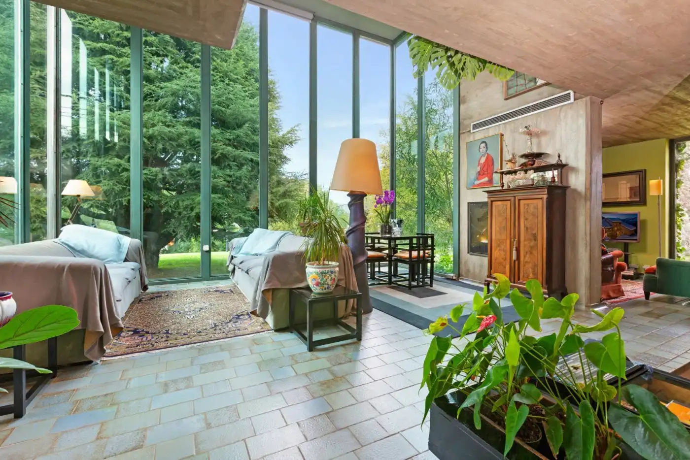 Sala de estar de Casa o chalet en venta en Les Franqueses del Vallès con Calefacción, Jardín privado y Terraza