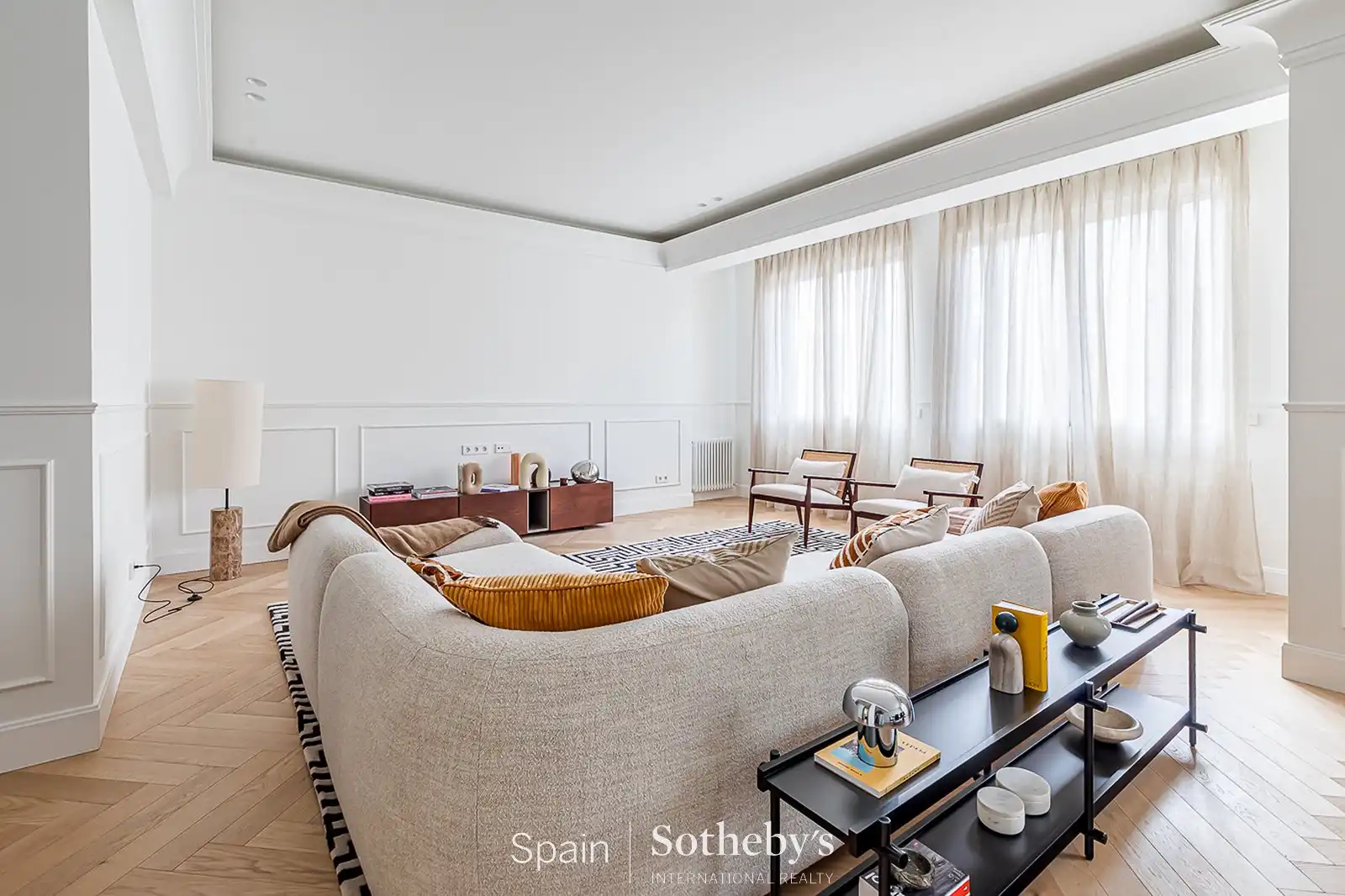 Wohnzimmer von Wohnungen zum Verkauf in Madrid mit Klimaanlage und Heizung