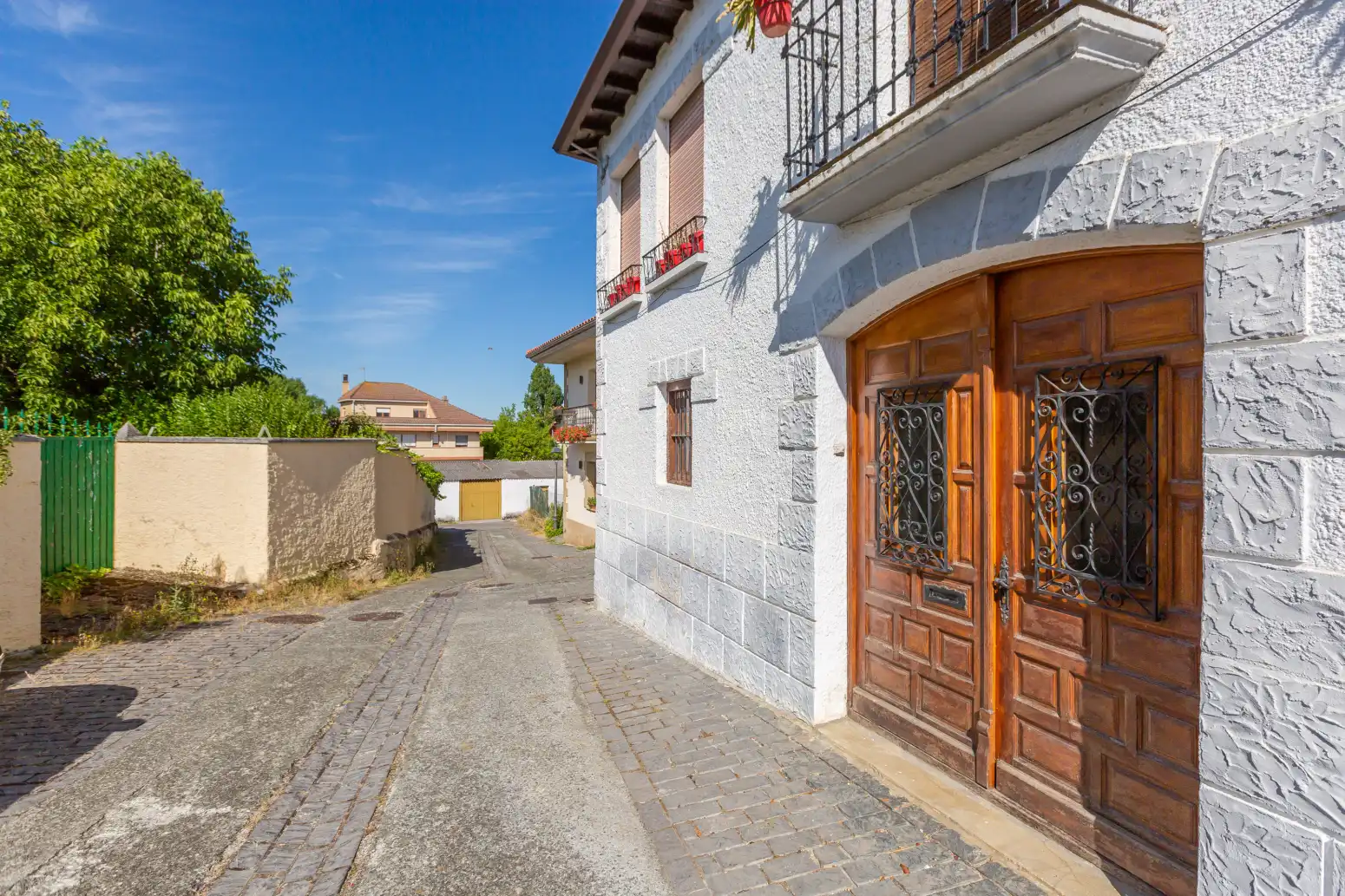 Vista exterior de Casa o chalet en venta en Galar con Calefacción, Jardín privado y Parquet