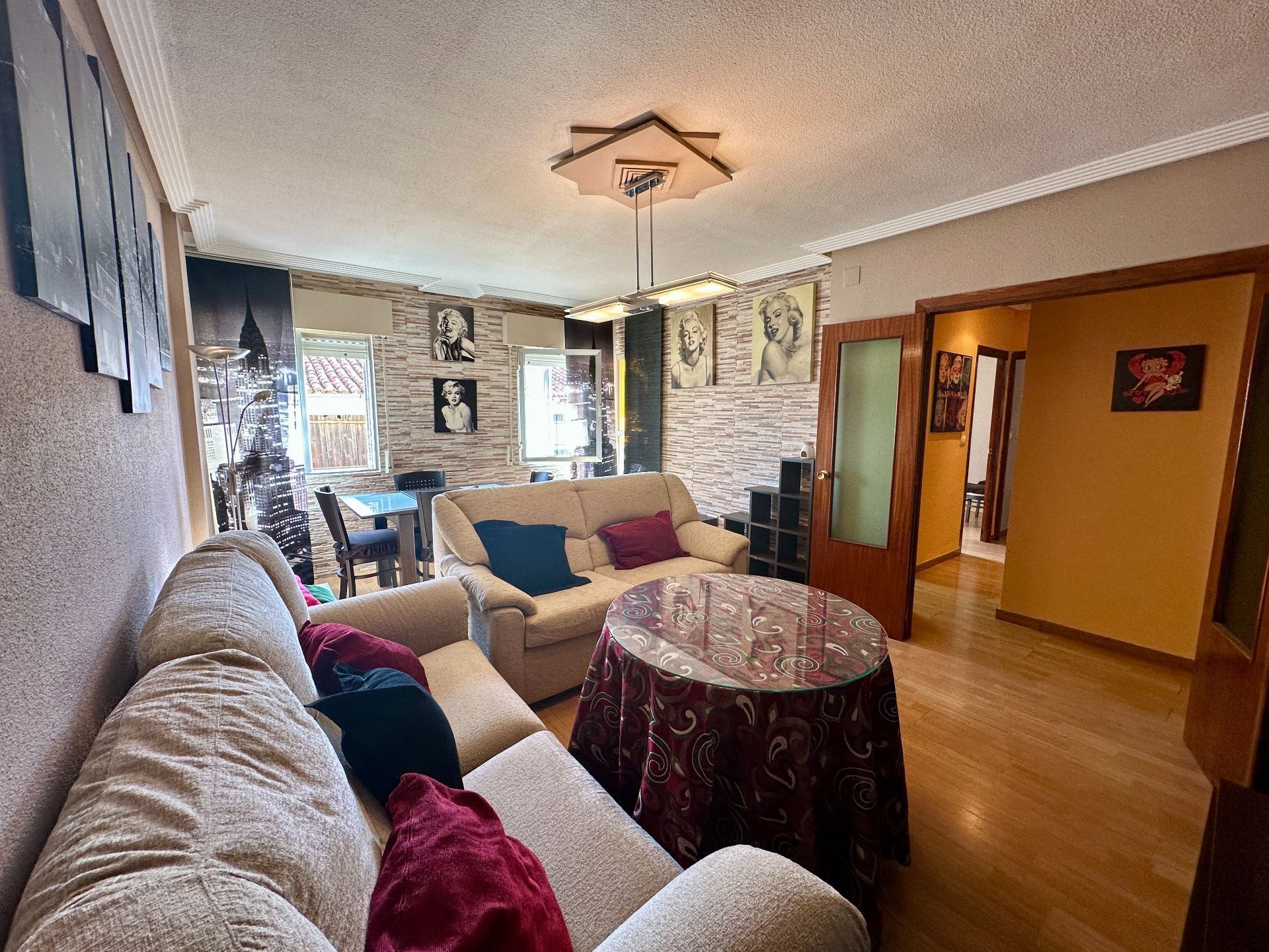 Wohnzimmer von Wohnung zum verkauf in Malpartida de Plasencia mit Klimaanlage