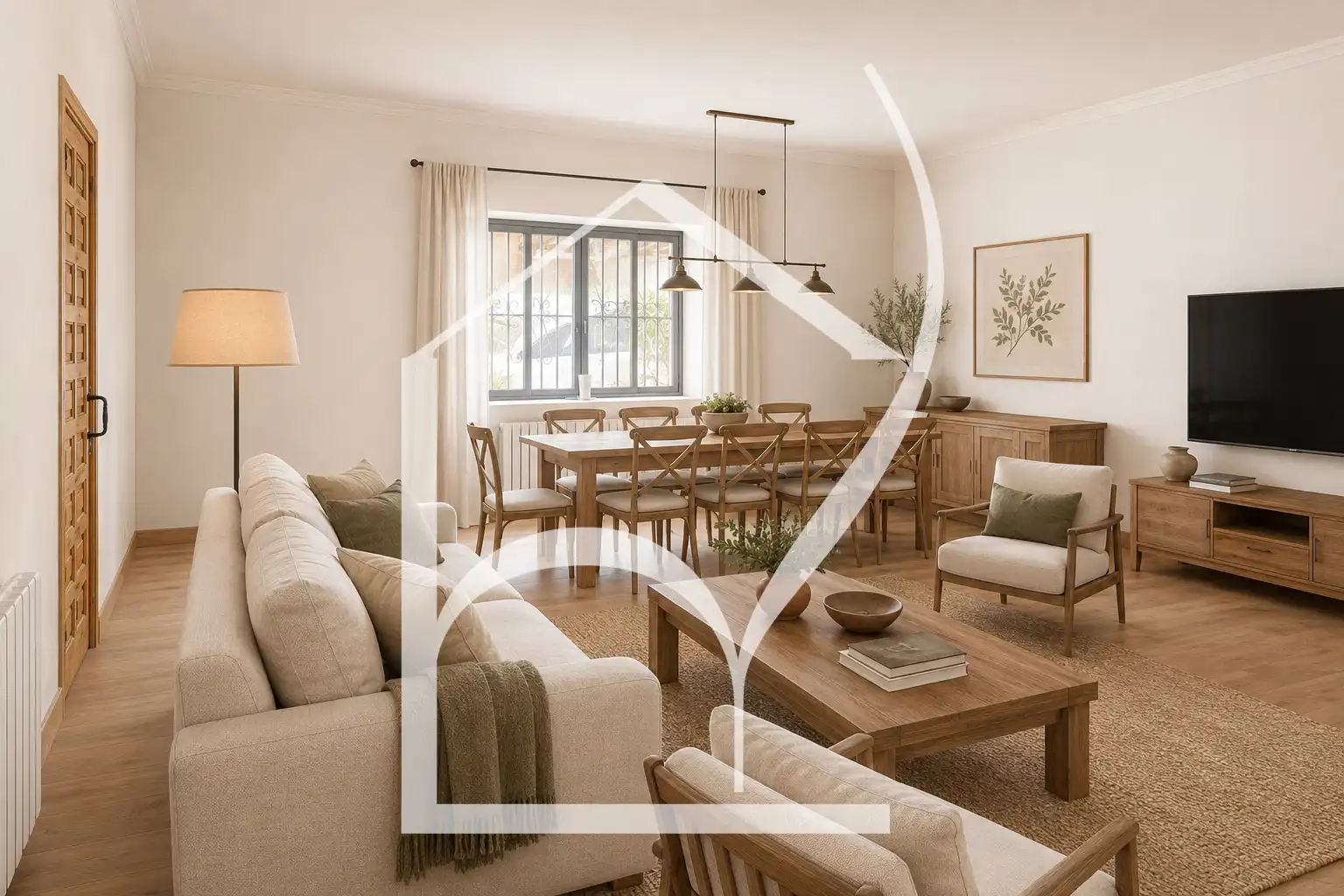 Sala de estar de Casa o chalet en venta en Villarmayor con Aire acondicionado