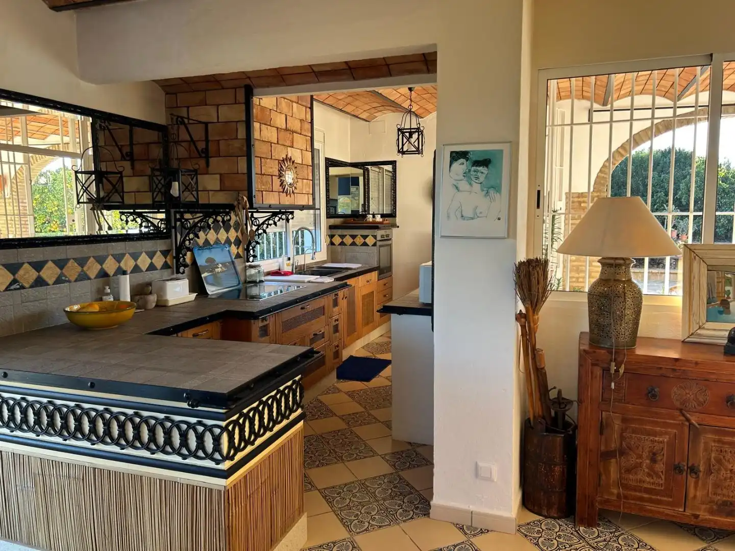 Küche von Haus oder Chalet zum Verkauf in Aznalcázar mit Klimaanlage, Heizung und Terrasse