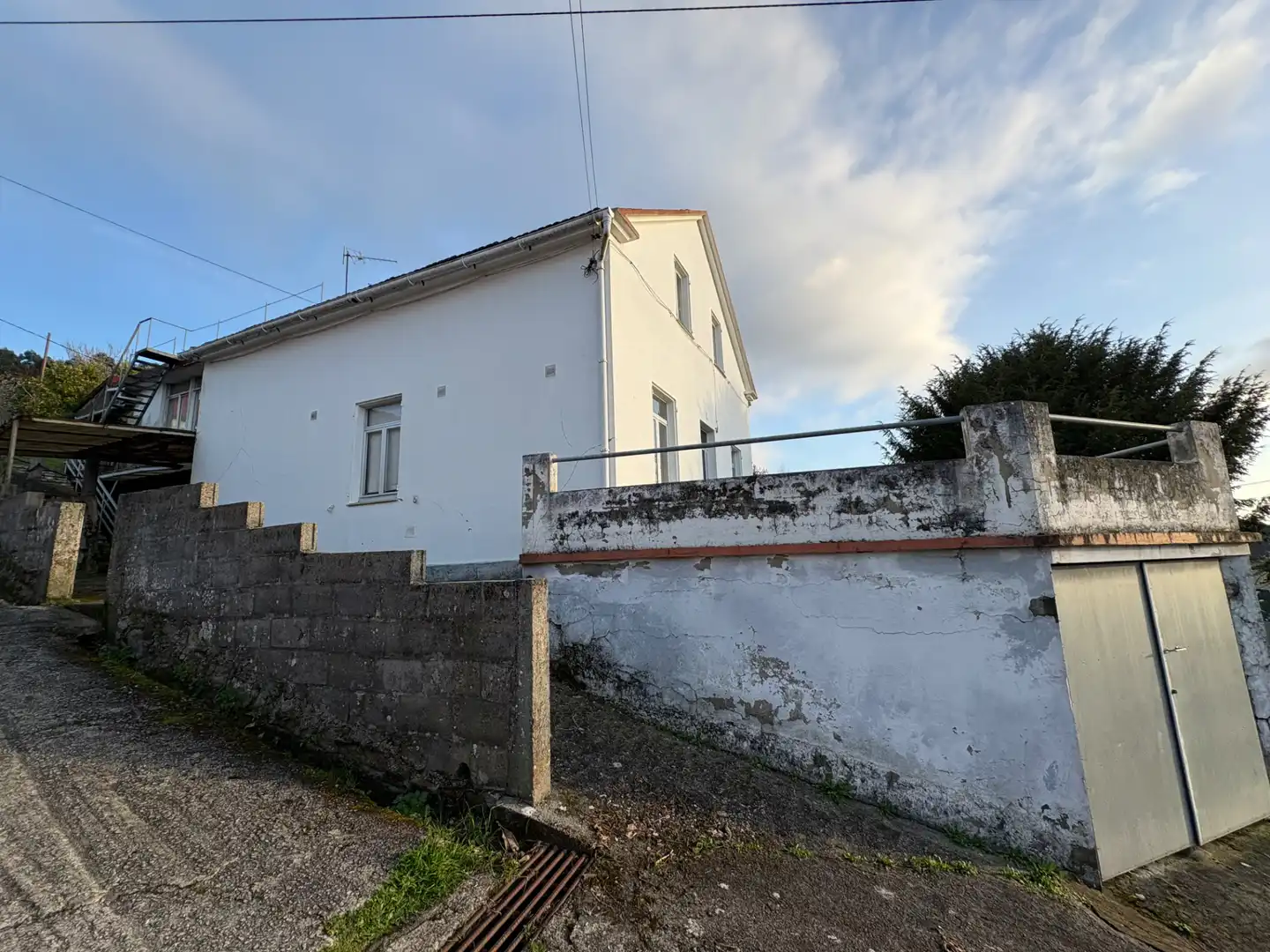 Vista exterior de Casa o chalet en venta en Neda con Calefacción, Jardín privado y Terraza