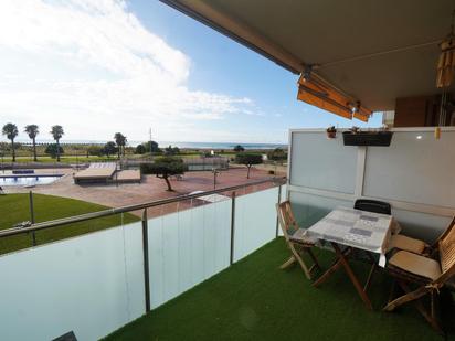 Terrace of Flat for sale in Cubelles  with Air Conditioner, Heating and Private garden