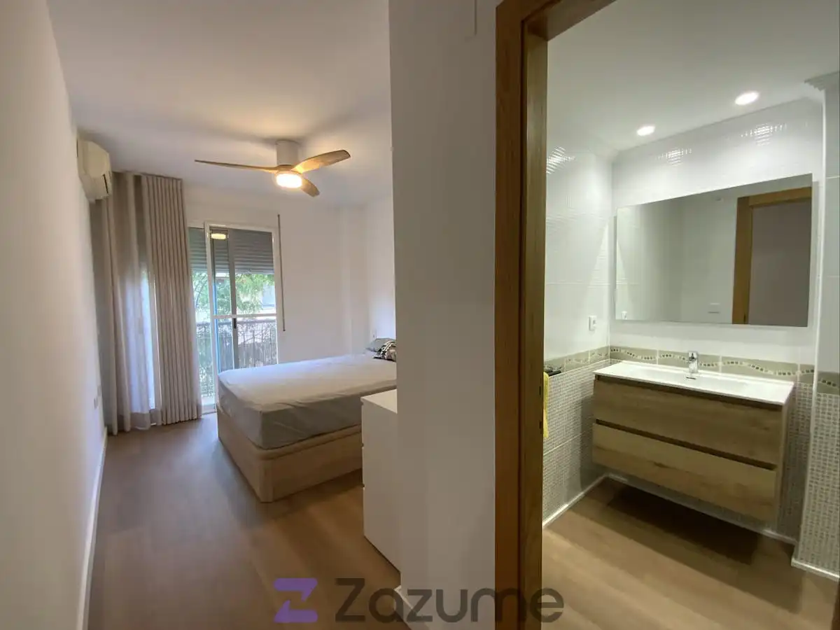 Bedroom of Flat for rent in Alcàsser  with Air Conditioner, Heating and Parquet flooring