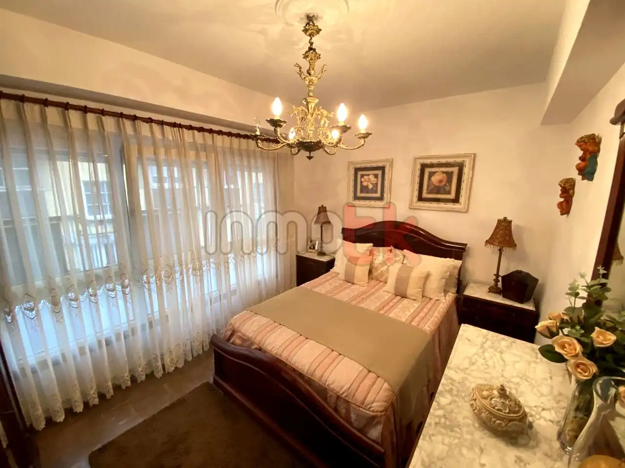 Schlafzimmer von Wohnung zum Verkauf in A Coruña Capital  mit Möbliert