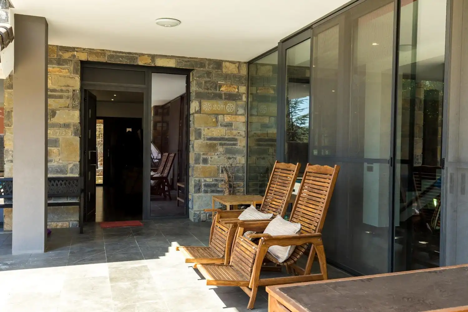 Terraza de Casa o chalet en venta en Boltaña con Aire acondicionado, Calefacción y Jardín privado