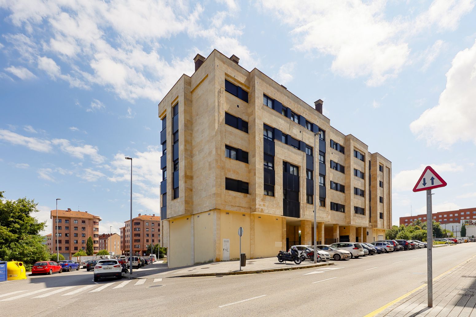 Exterior view of Flat for sale in Gijón   with Heating, Private garden and Parquet flooring