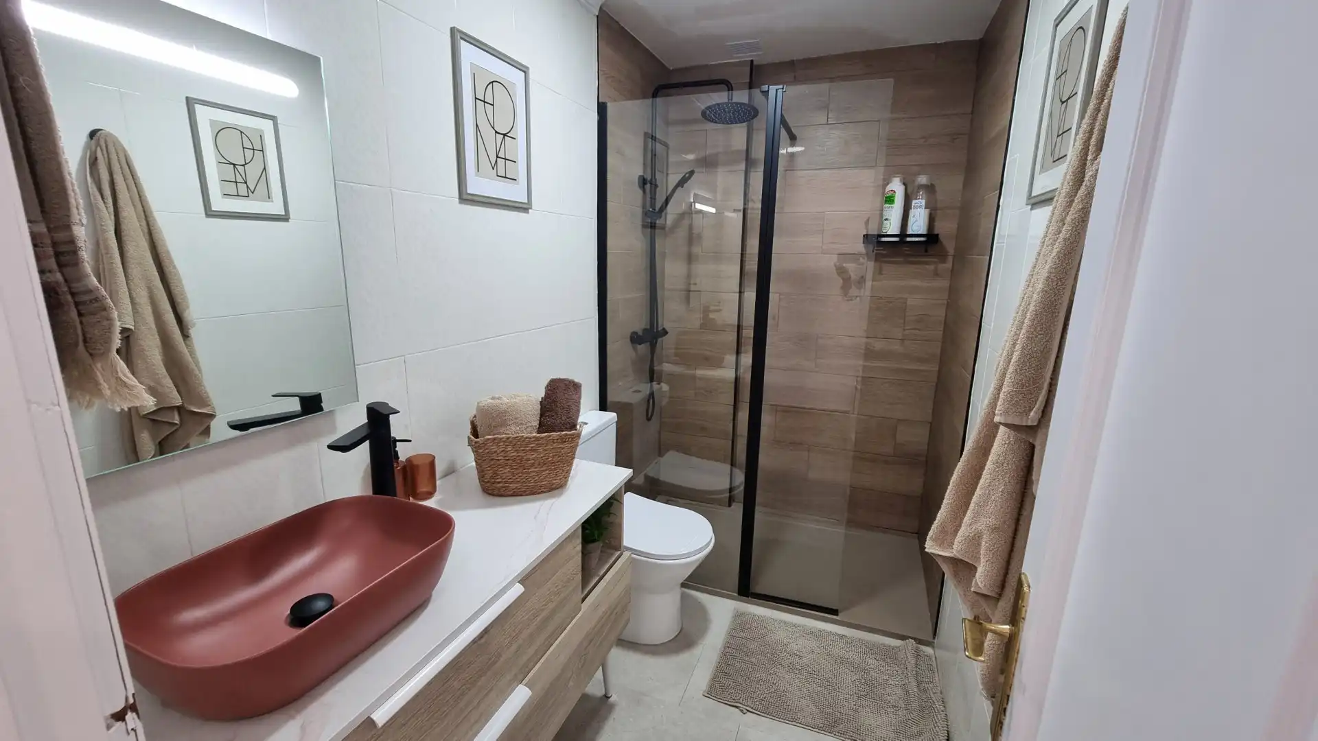 Baño de Dúplex en venta en Chipiona con Aire acondicionado, Terraza y Amueblado