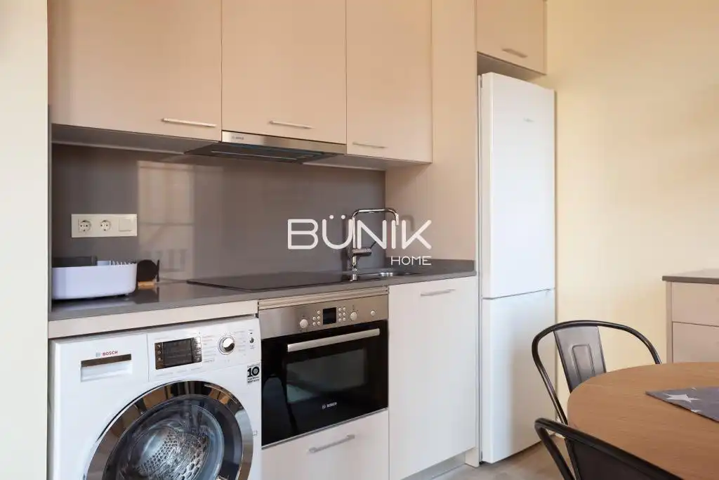 Kitchen of Flat for rent in Barcelona  with Air Conditioner, Heating and Parquet flooring