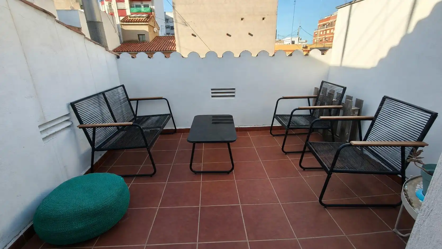 Terraza de Ático en venta en Castellón de la Plana / Castelló de la Plana con Terraza, Amueblado y Balcón