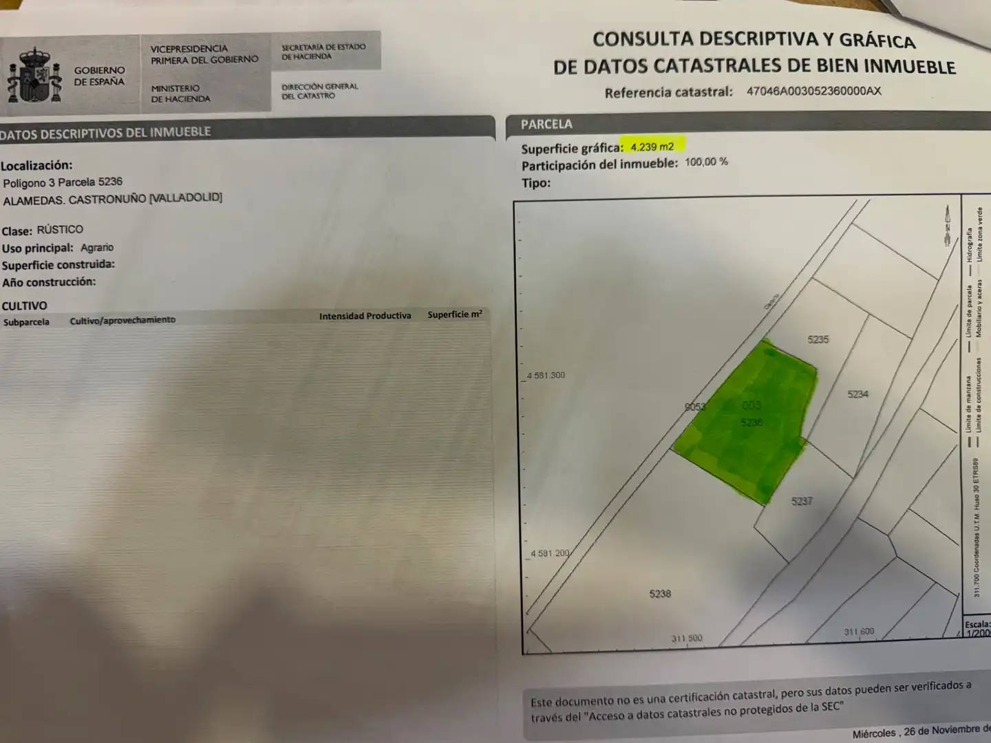Grundstücke zum Verkauf in Castronuño