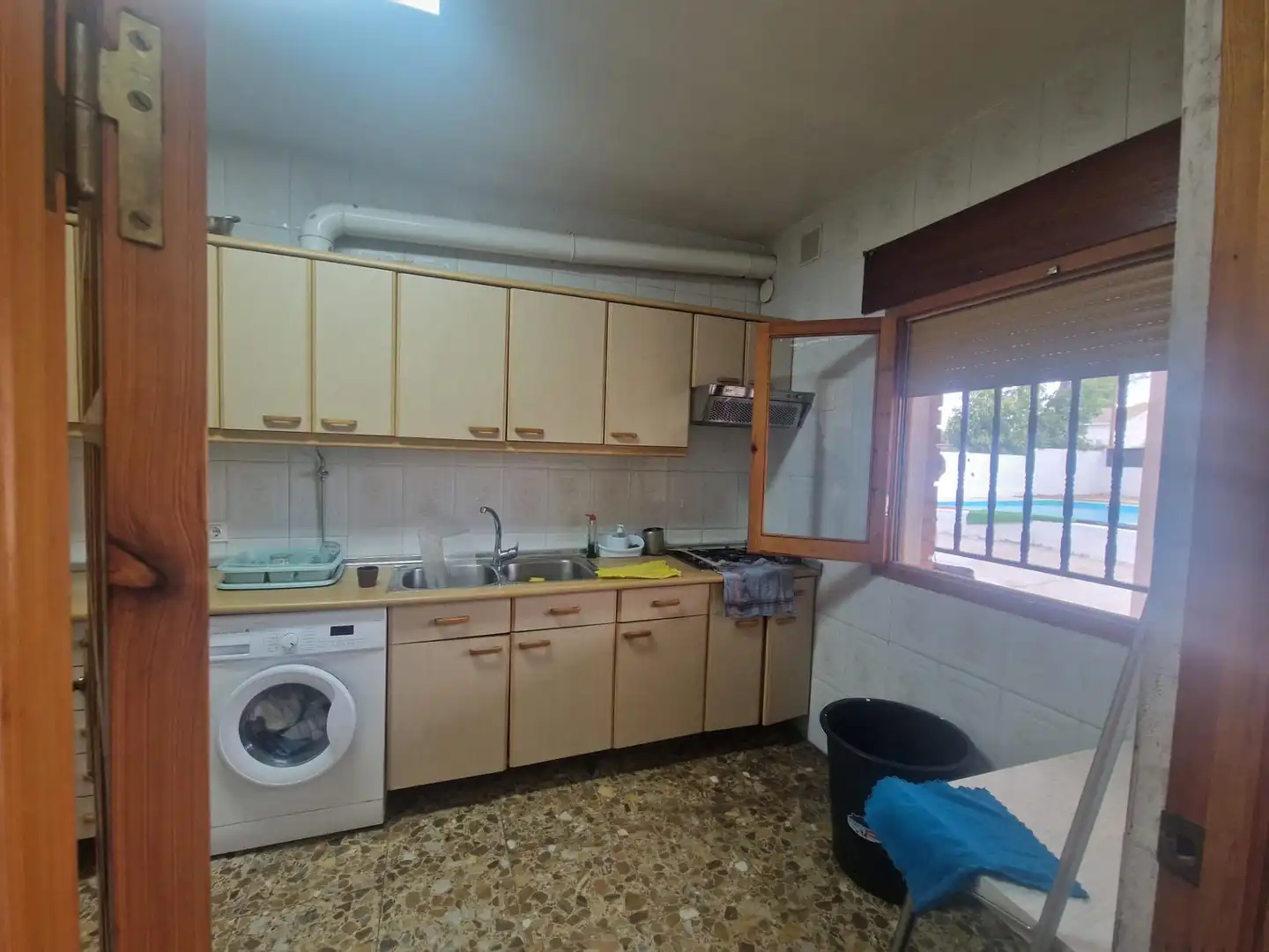Cuina de Casa o xalet en venda en Numancia de la Sagra amb Calefacció, Jardí privat i Traster