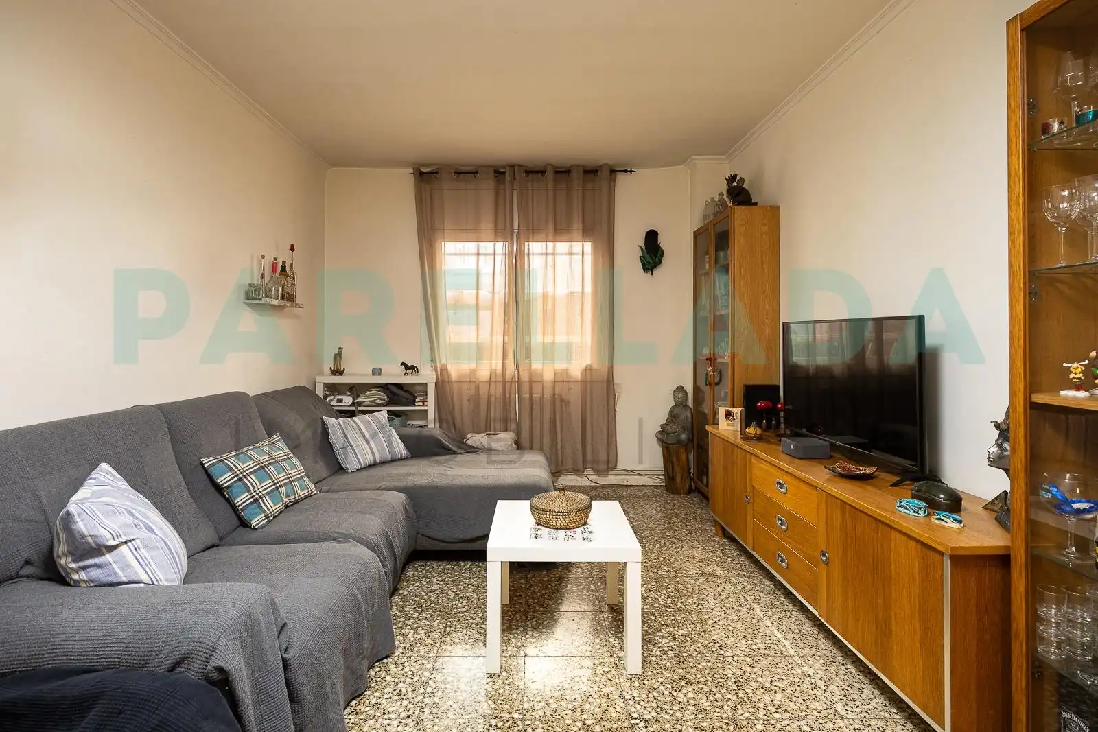 Sala de estar de Piso en venta en Badalona con Calefacción