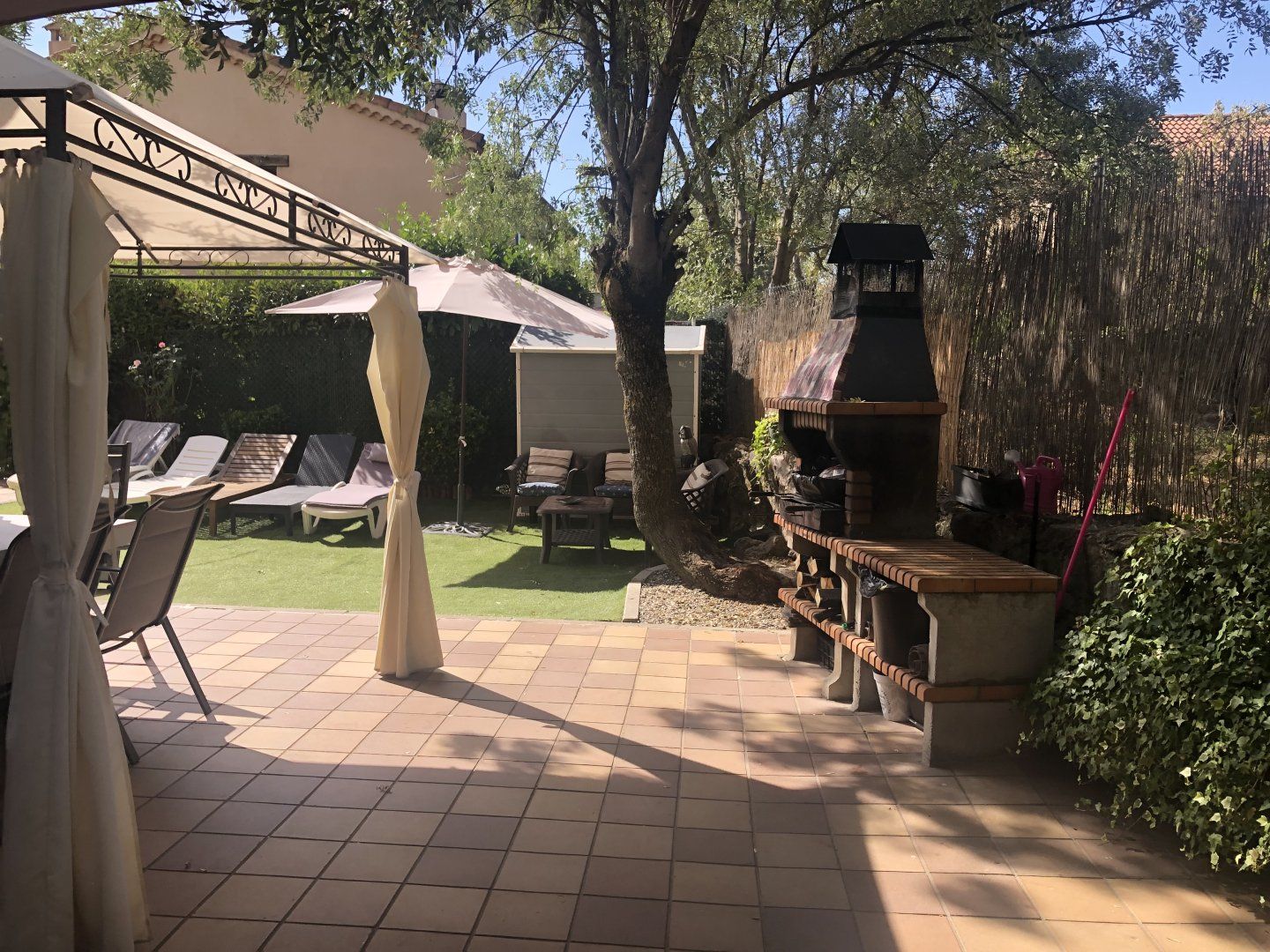 Terrace of Single-family semi-detached for sale in Trescasas  with Heating and Swimming Pool