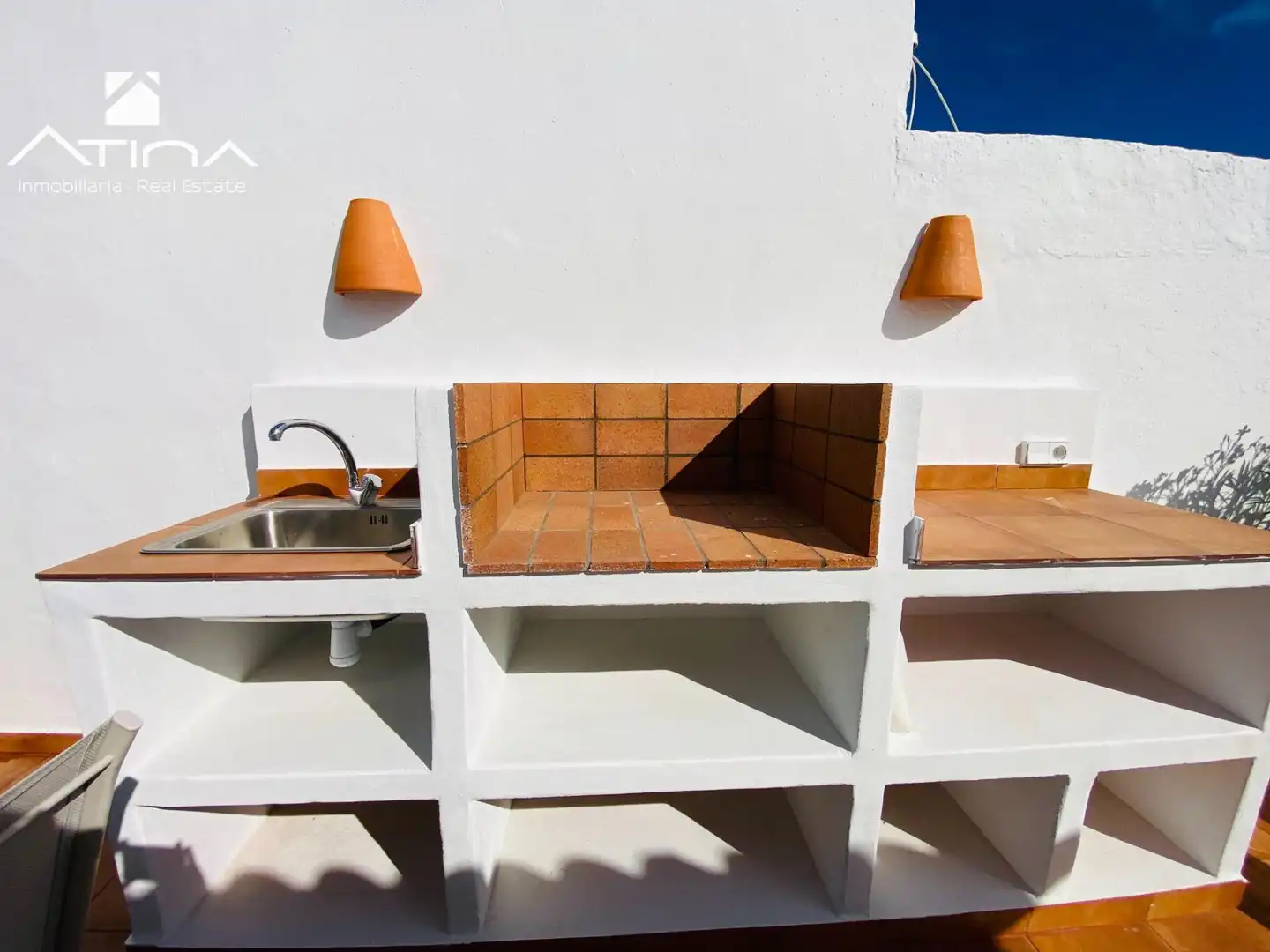 Terraza de Dúplex en venta en Jávea / Xàbia con Calefacción, Terraza y Amueblado