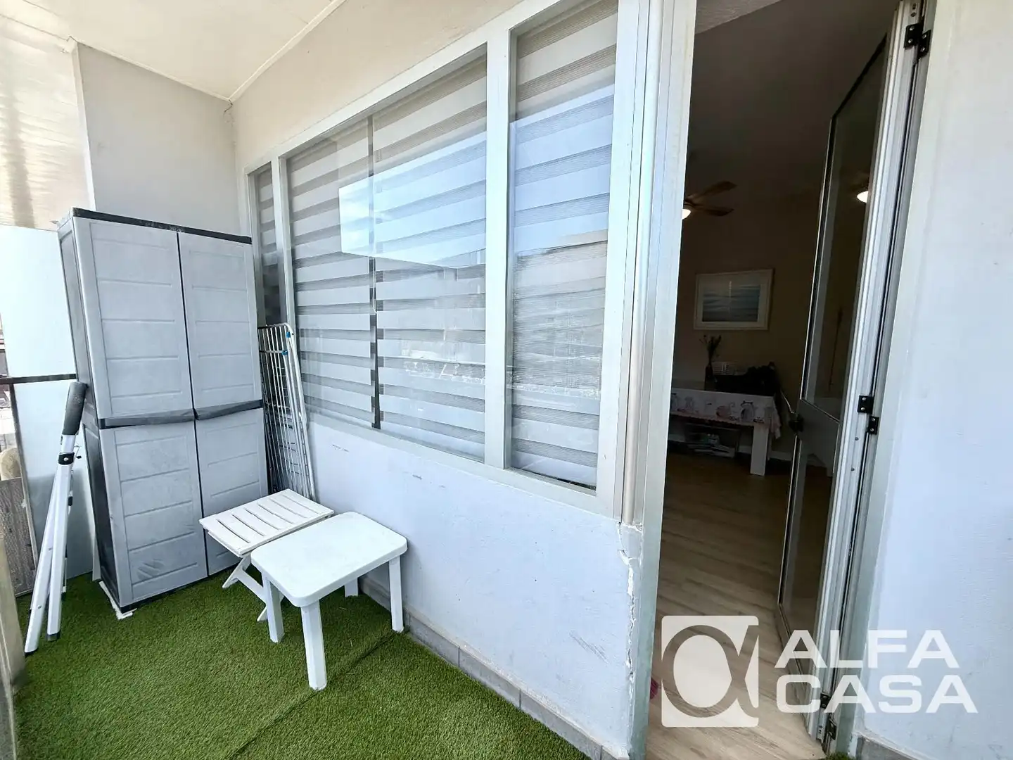 Terrasse von Wohnung zum Verkauf in Lloret de Mar mit Parkett, Terrasse und Ofen