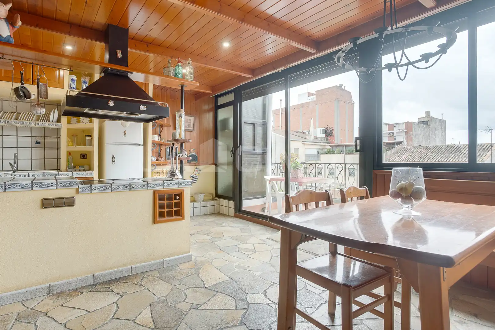 Cuina de Dúplex en venda en Granollers amb Aire condicionat, Calefacció i Terrassa