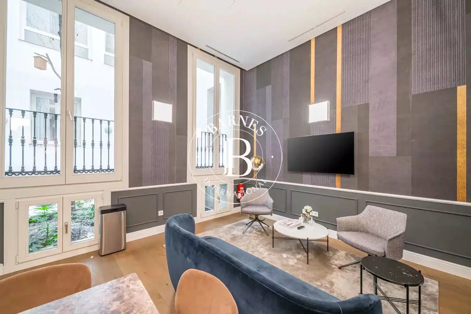 Living room of Flat for rent in Madrid  with Air Conditioner, Heating and Swimming Pool