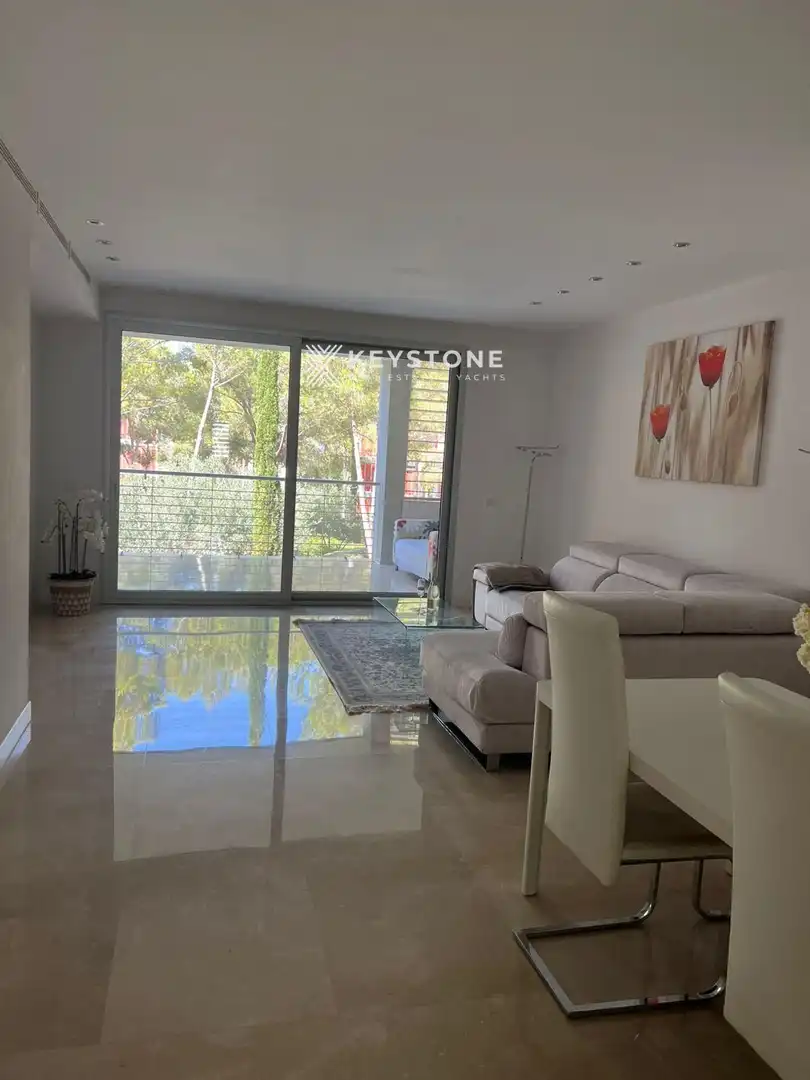 Wohnzimmer von Dachboden zur Miete in Calvià mit Klimaanlage, Heizung und Terrasse
