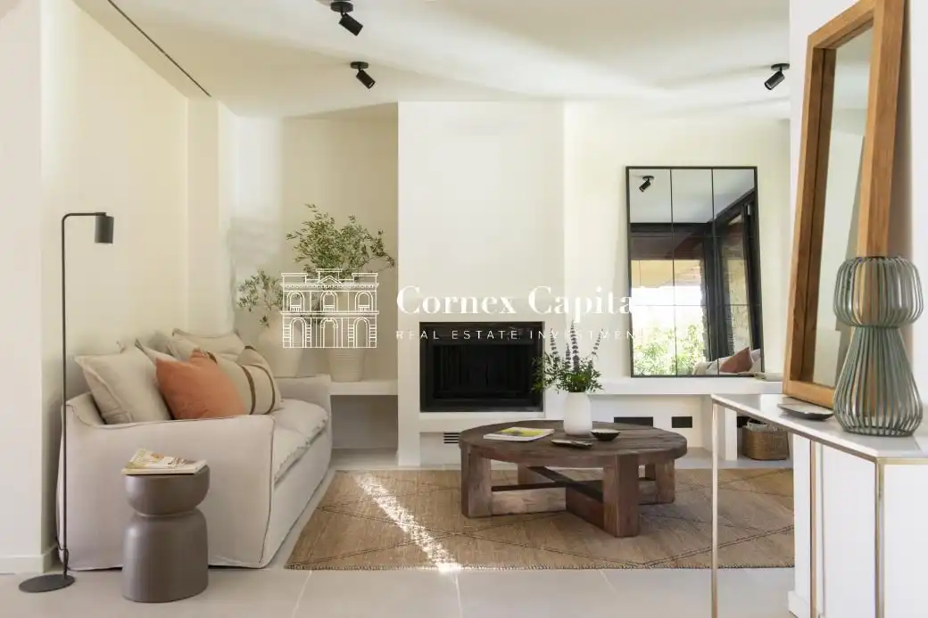 Living room of Detached homes for rent in Regencós  with Air Conditioner, Heating and Private garden