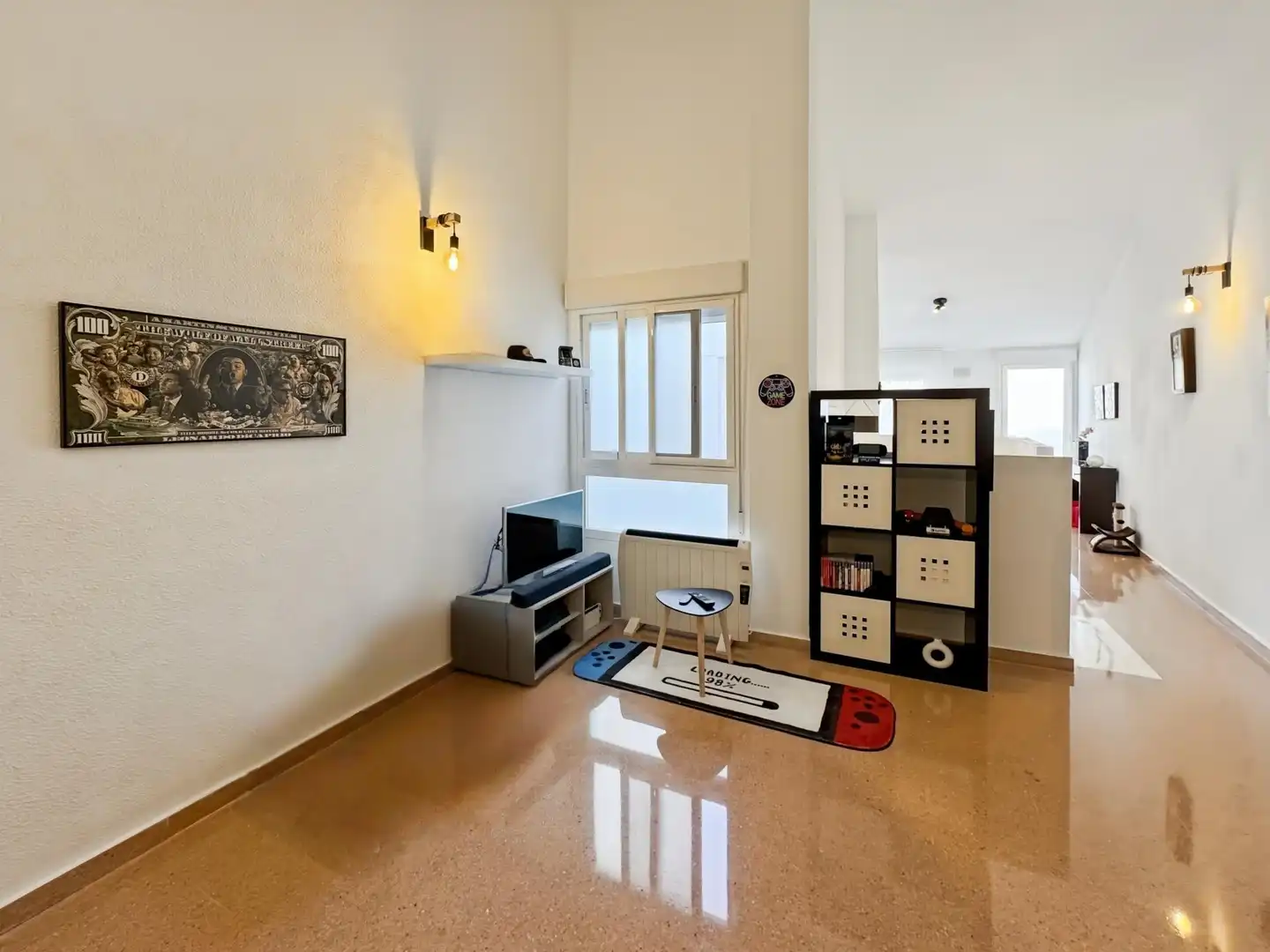 Sala de estar de Dúplex en venta en Villajoyosa / La Vila Joiosa con Calefacción, Terraza y Amueblado