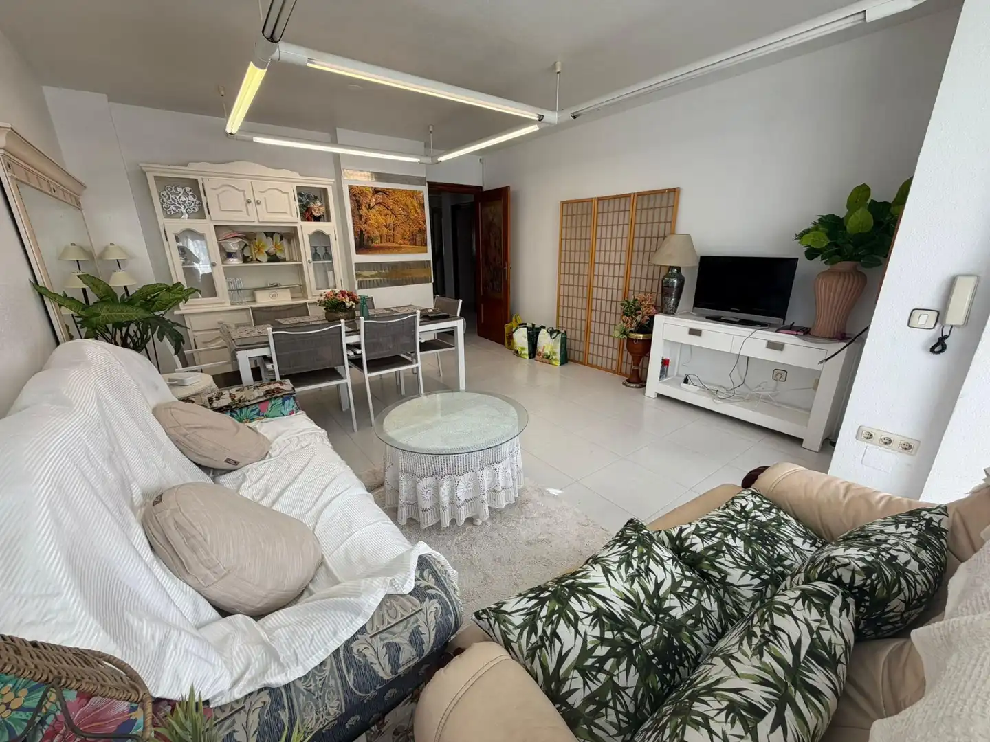 Living room of Flat for sale in Águilas  with Terrace, Storage room and Furnished