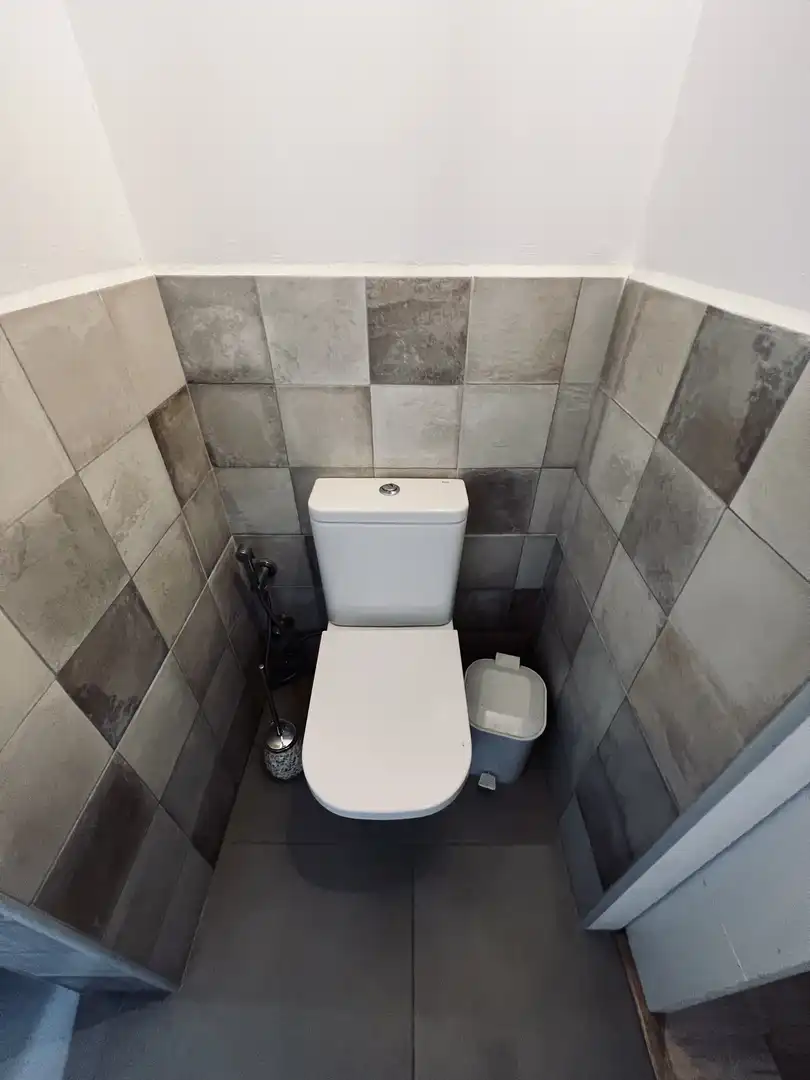 Badezimmer von Haus oder Chalet zur Miete in Adeje mit Klimaanlage, Privatgarten und Terrasse