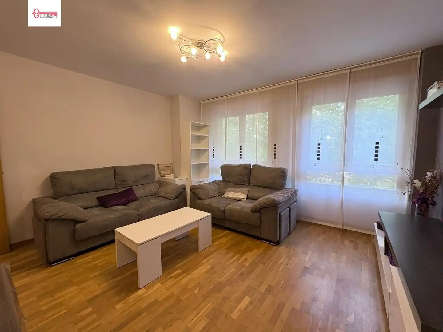 Sala d'estar de Pis de lloguer en Burgos amb Calefacció i Moblat