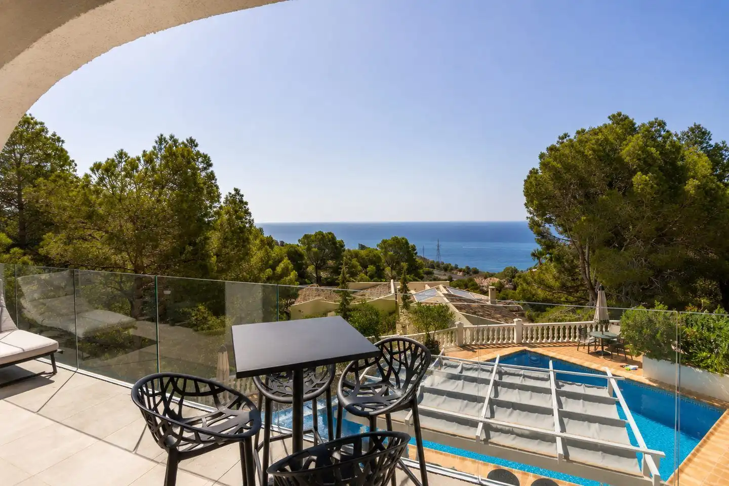 Terrassa de Casa o xalet de lloguer en Altea amb Aire condicionat, Calefacció i Jardí privat