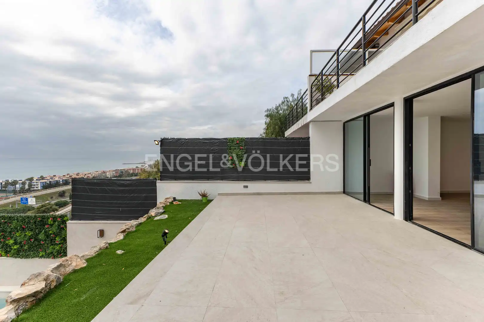 Terrasse von Haus oder Chalet zur Miete in Sitges mit Klimaanlage, Heizung und Privatgarten