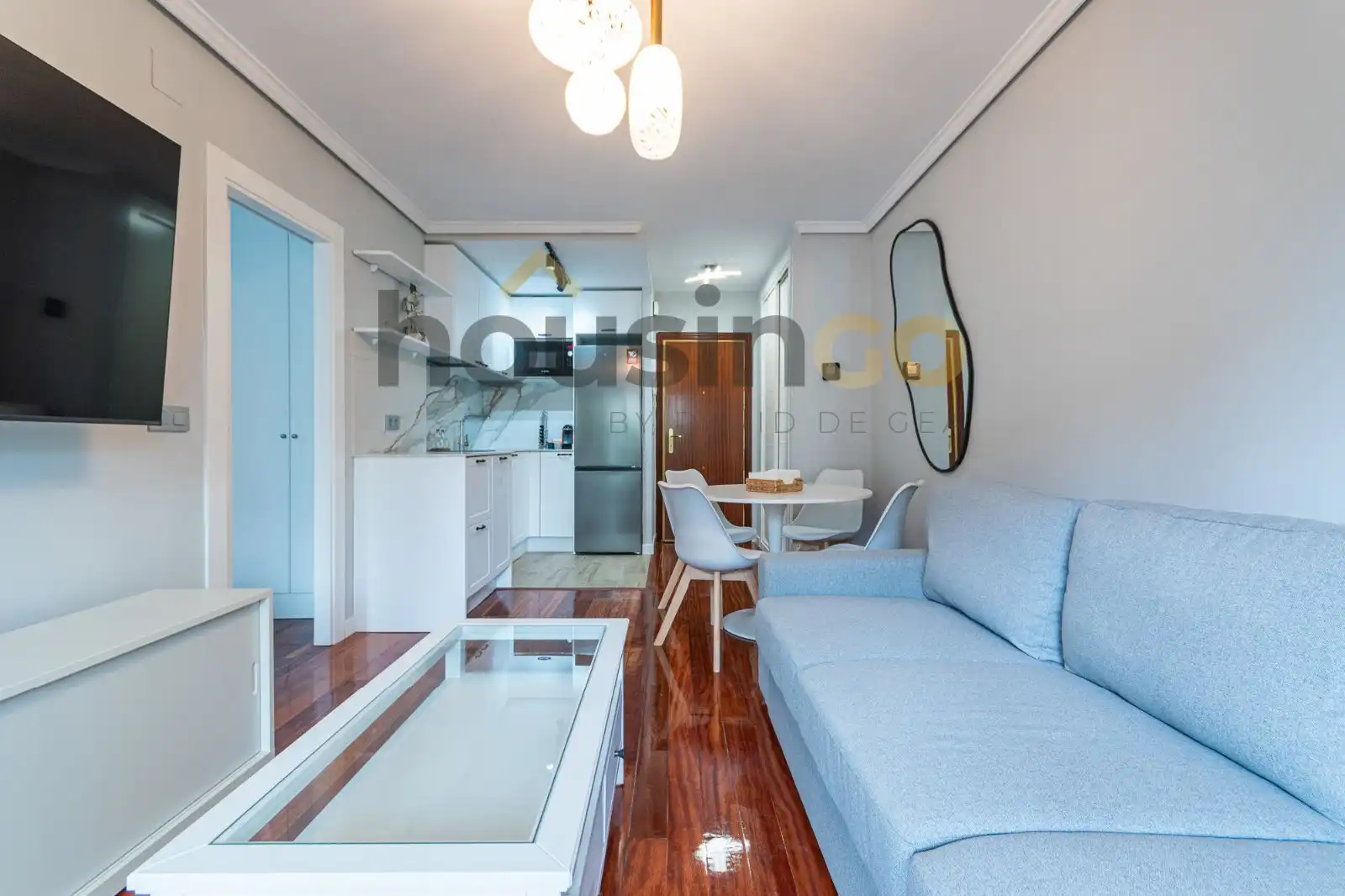 Living room of Flat for rent in Madrid  with Air Conditioner, Heating and Terrace