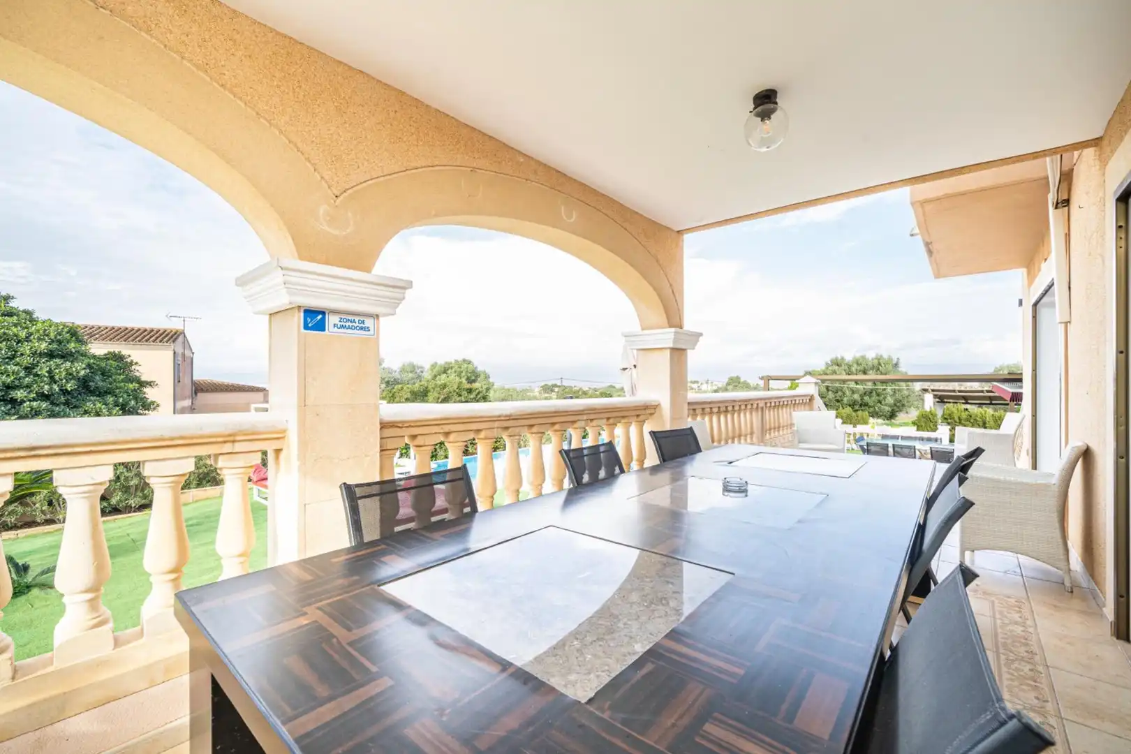 Terraza de Casa o chalet en venta en  Palma de Mallorca con Aire acondicionado, Calefacción y Jardín privado