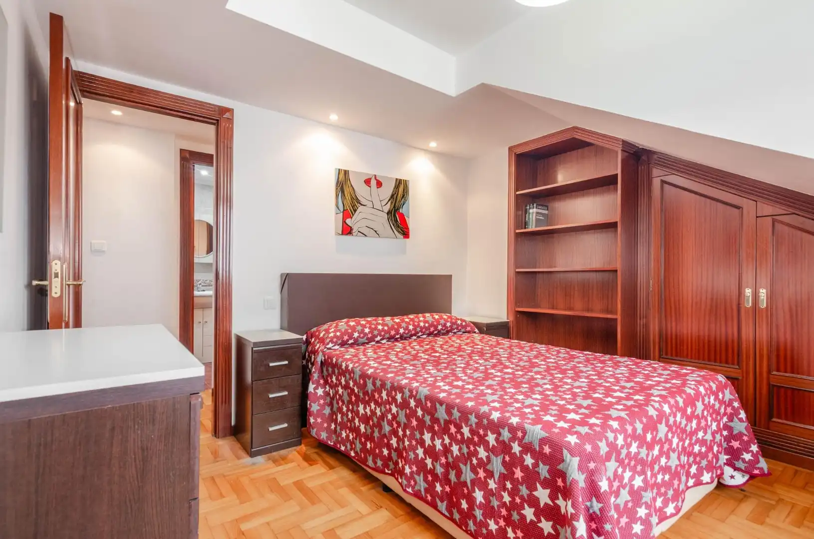 Bedroom of Flat for rent in Mieres (Asturias)  with Heating and Furnished