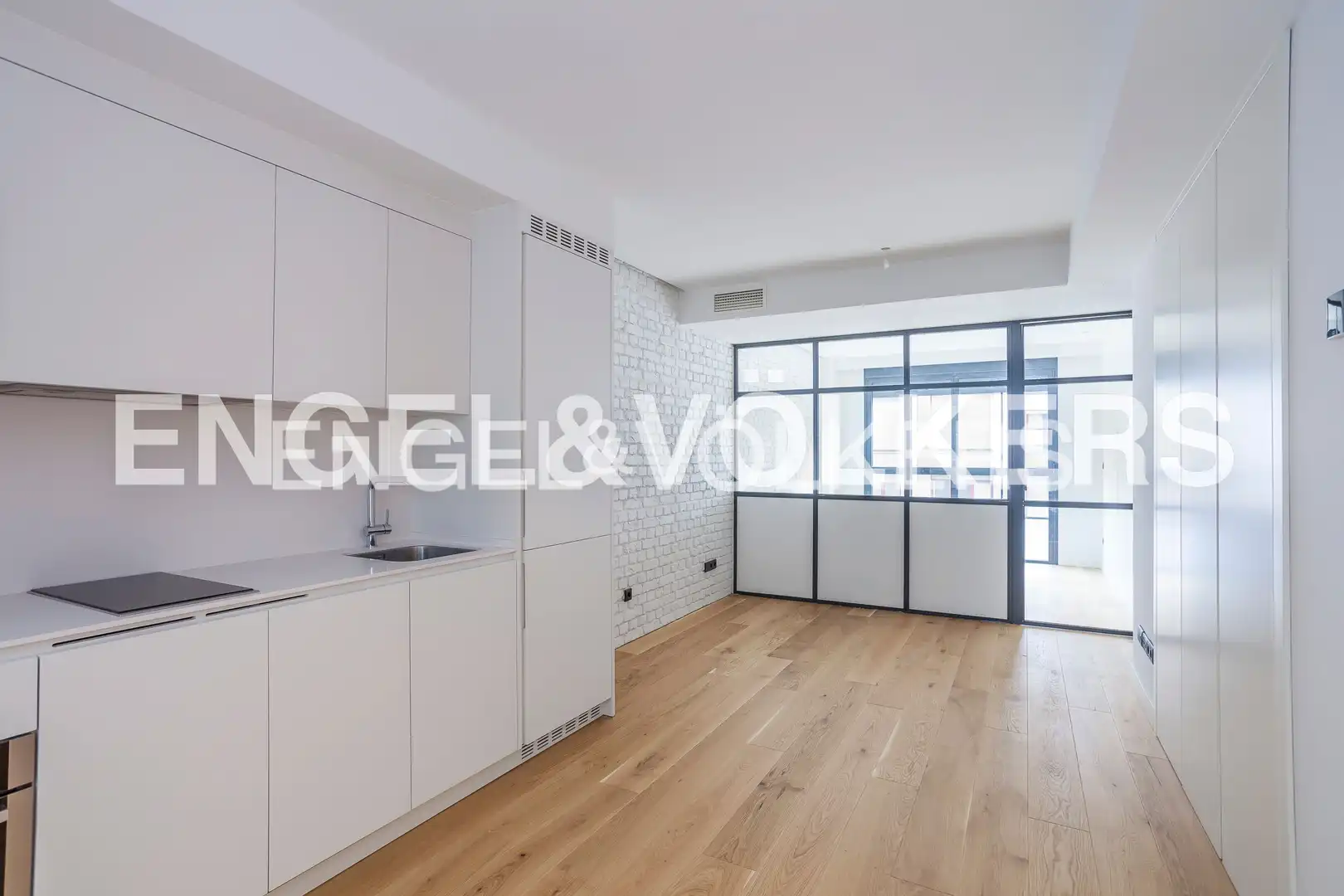 Cocina de Piso de alquiler en Madrid con Aire acondicionado, Calefacción y Jardín privado