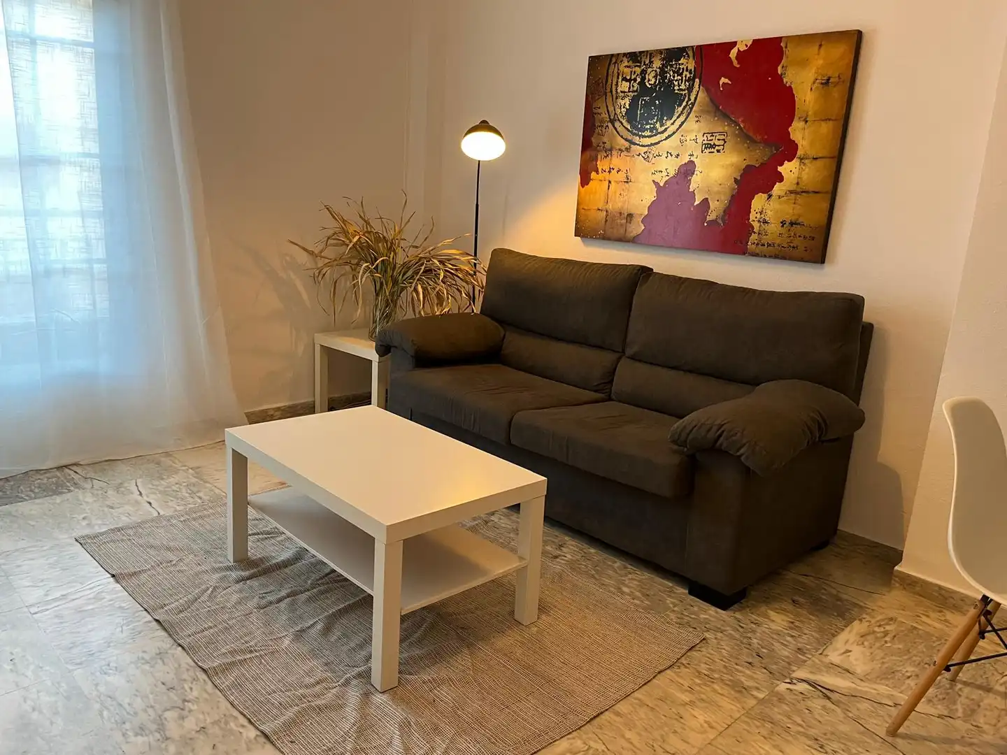 Sala de estar de Apartamento de alquiler en Badajoz Capital con Aire acondicionado y Calefacción