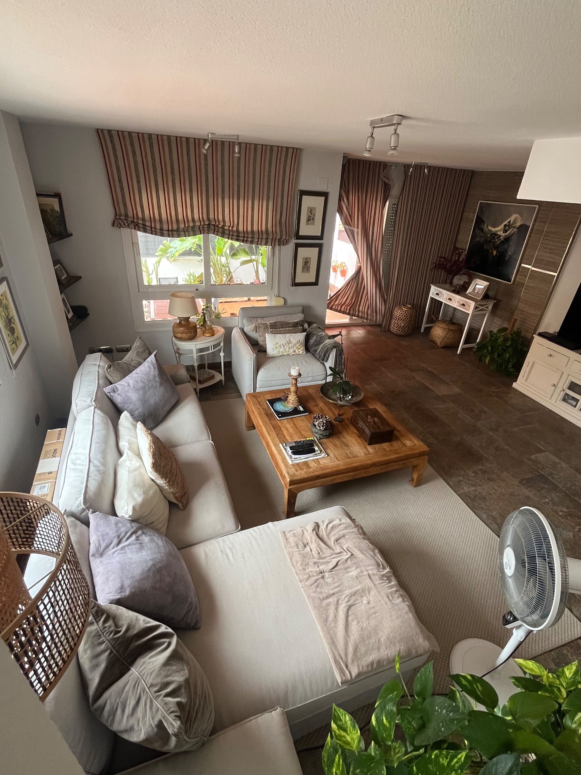 Sala d'estar de Casa o xalet en venda en Alicante / Alacant amb Aire condicionat, Calefacció i Terrassa