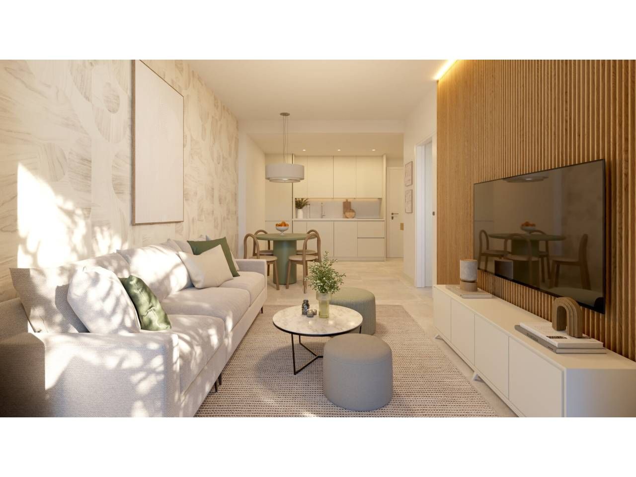 Living room of Apartment for sale in Mijas  with Terrace, Balcony and Community pool