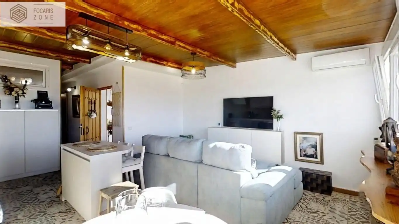 Sala de estar de Dúplex en venta en Málaga con Aire acondicionado, Calefacción y Trastero