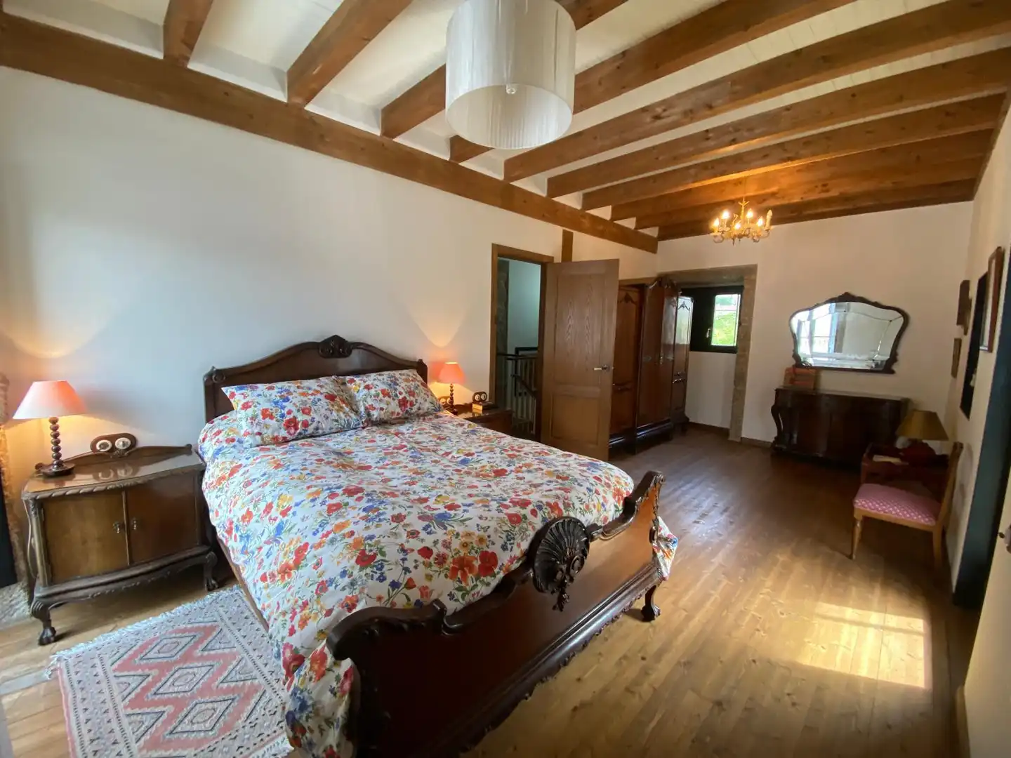 Habitación de Casa o chalet en venta en Leiro con Calefacción, Jardín privado y Parquet