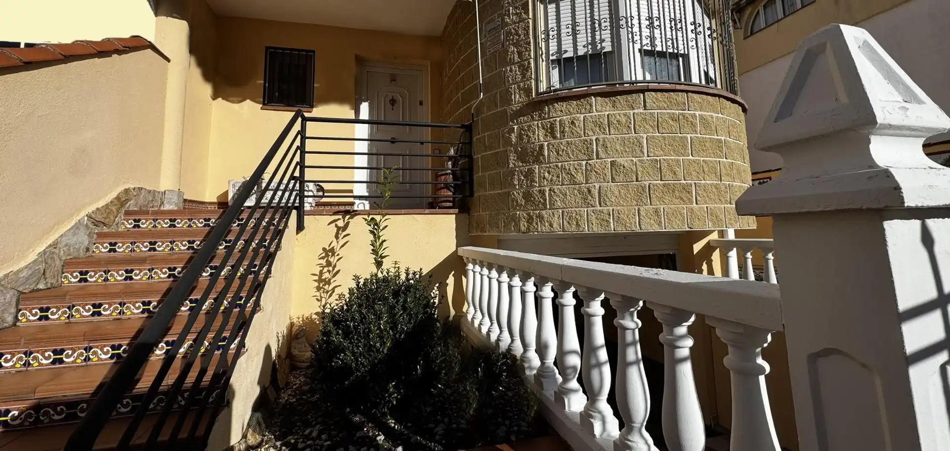Terraza de Casa adosada en venta en Torrejón de la Calzada con Aire acondicionado, Calefacción y Jardín privado