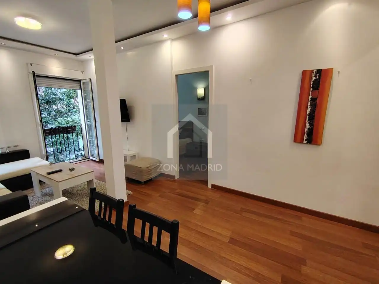 Sala de estar de Piso en venta en Madrid con Aire acondicionado y Balcón