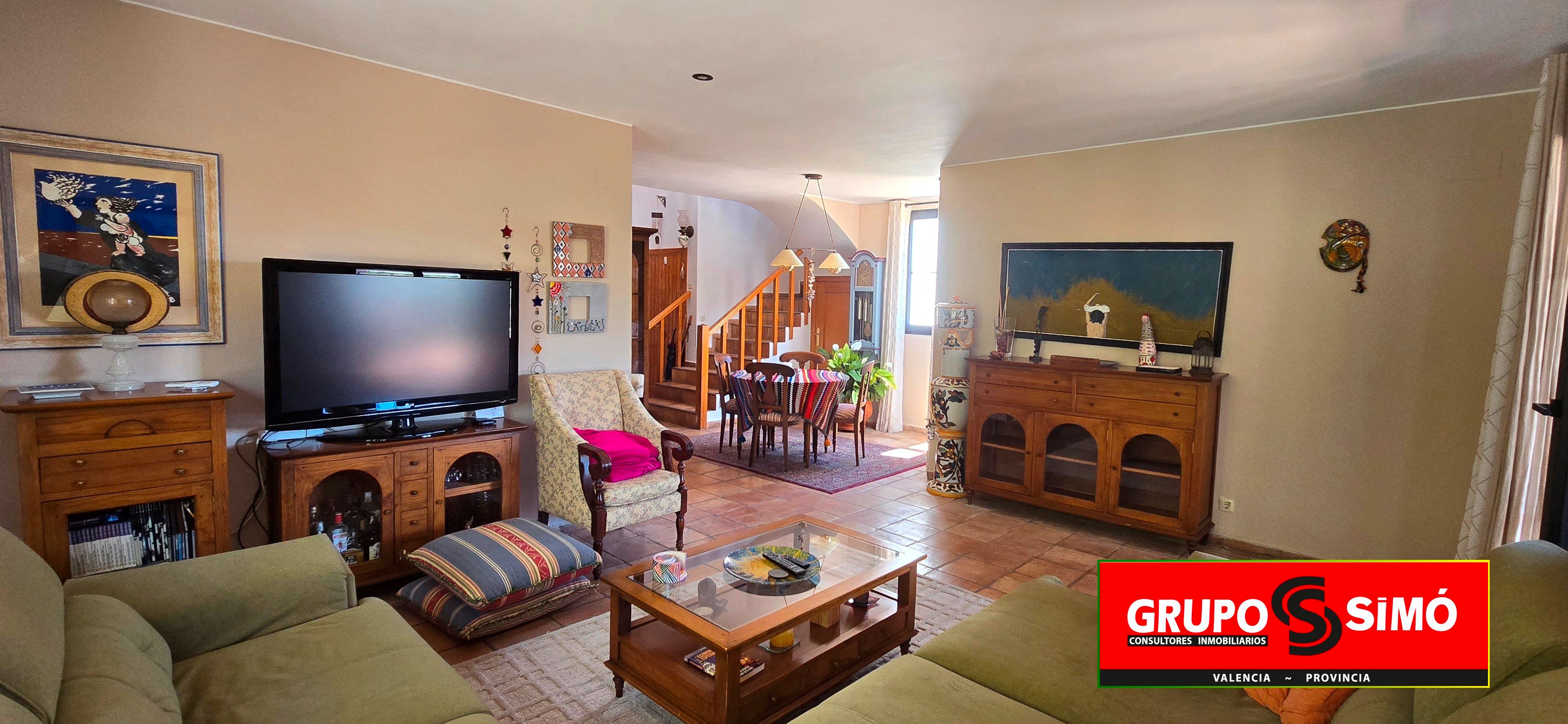 Living room of House or chalet for sale in Benifaió  with Air Conditioner, Heating and Private garden