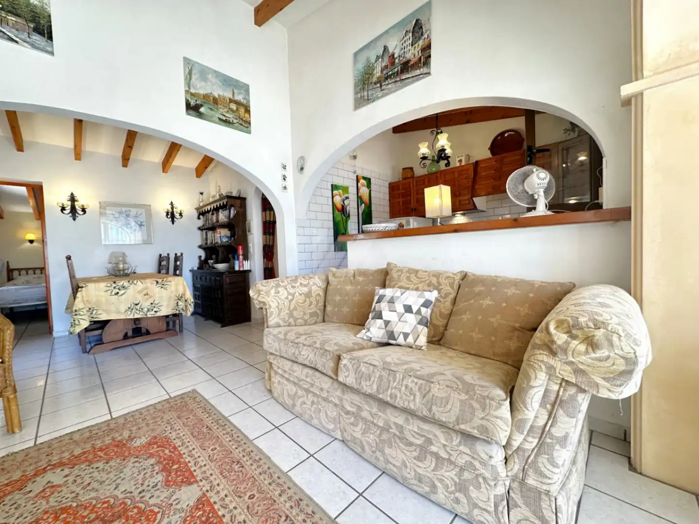 Living room of Houses for sale in Moraira  with Air Conditioner, Heating and Private garden